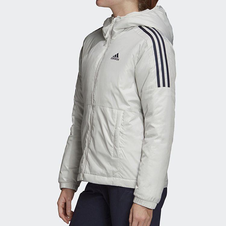 adidas Puffer Jackets Women's White Hooded Moderate Other GH4600