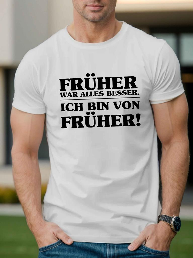 Mens Athletic Crew Neck Short Sleeve T Shirt, Casual Jogging Training Tops, Regular Fit Performance Tee for Outdoor Sports Daily Commute Leisure Wear