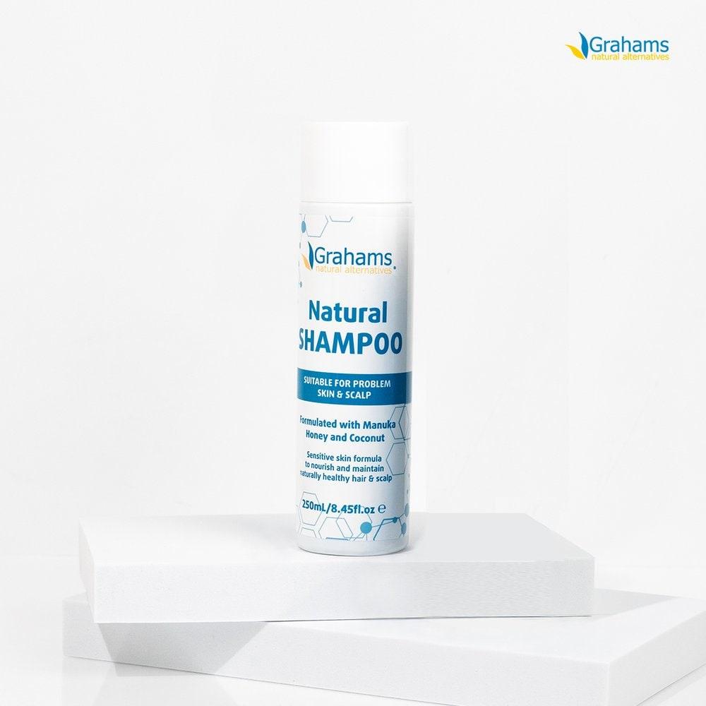 

Graham s Natural Shampoo 250mL Dry Sensitive Itchy Scalp Moisturized Hair