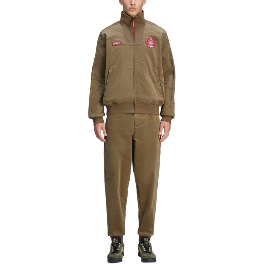 adidas Originals X C.P. Company Collaboration FW24 Fashion Soft Comfortable Sports Pants Unisex Pants Olive-Green JH1442