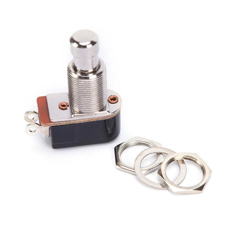 1X Spst Momentan Soft-Touch Druckknopf Stomp Fußpedal E-Gitarre Schalter