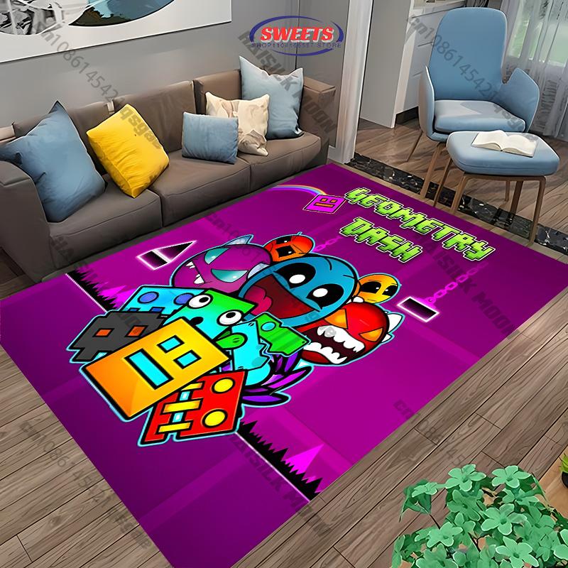 Multi-Size G-Ge0metry D-Dash Carpet New Release! Rug for Living Rooms Bedrooms, Office Areas, Durable Machine Washable Mat Gift
