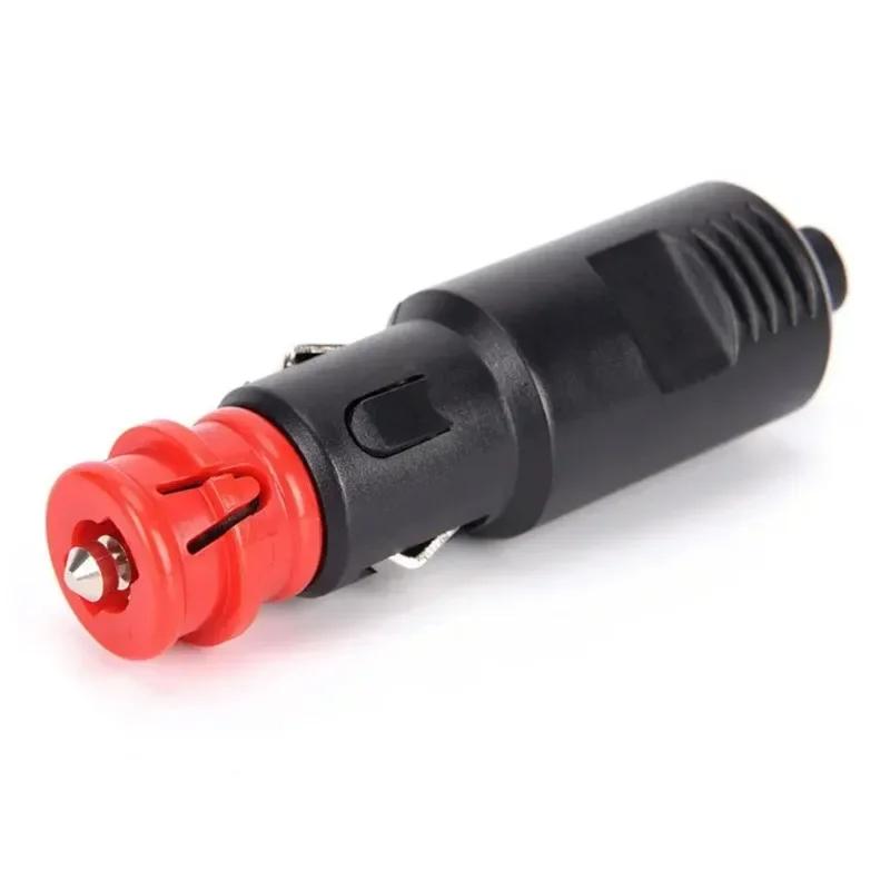Universal 12V-24V Car Cigarette Lighter Plug Socket Power Plug Connection Cigaret Socket Adaptor Male Plug Accessories