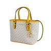 Michael Kors Mk Jet Set Monogram Vintage Tote Bag Shopping Bag Crossbody Coated Canvas Shoulder Handbag Mini Women Tote 35T9GTVTOB-JSMN-YLW-MLT