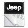 2/10pcs Car Interior Badge Sticker 3D Epoxy Glue Decals Accessories for Jeep Grand Cherokee Wrangler Renegade Compass Patriot Liberty