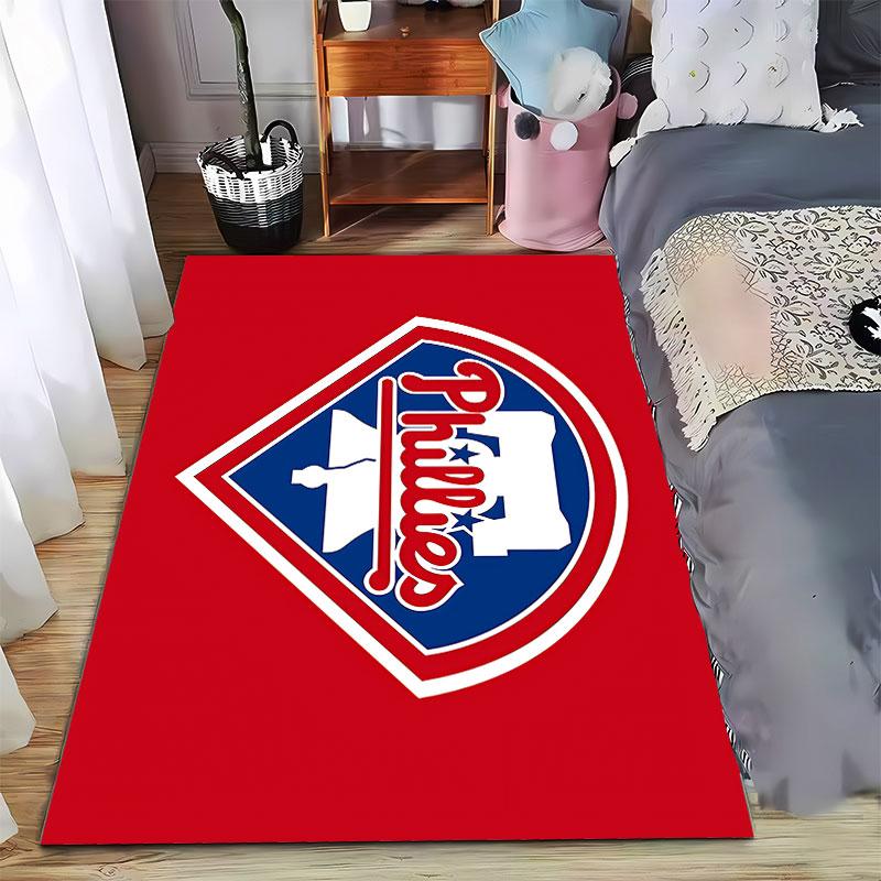 Phillies Logo Red Carpet suitable as a non-slip mat for the living room or bedroom sofa