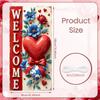 Romantic Banner Pink Welcome Display Party Backdrop Rose Decoration Event Background For Valentine's Day Party Housewarming