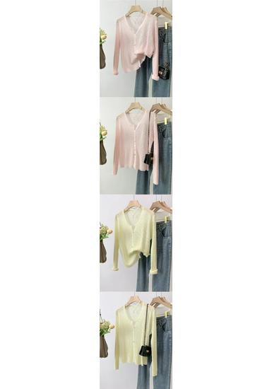 Bamboo Linen Sun Protection Cardigan - 2026 Summer Lightweight Knit for Women