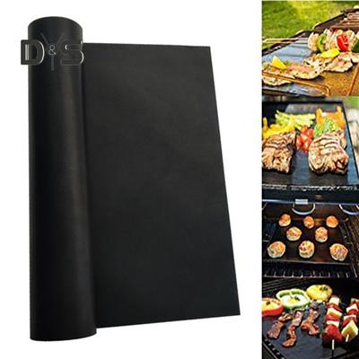 Grillmatte, Ofeneinlage, strapazierfähig, wiederverwendbar, Herdplattenschutz, hitzebeständig, Tropfeinlage für Gastoaster, Mikrowelle, antihaftbeschichtete Grill-Backmatte