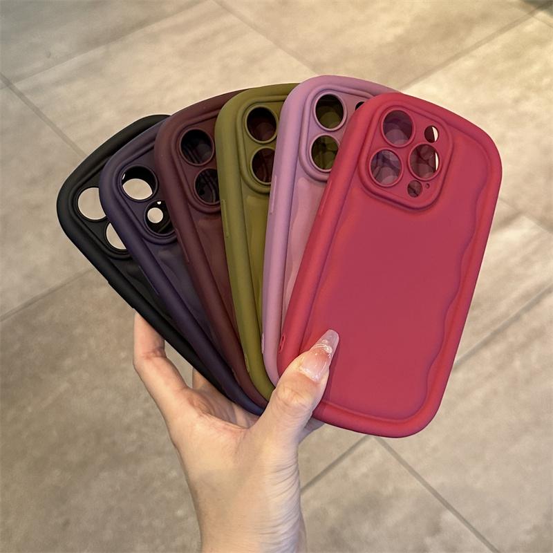Luxury Soft Candy Liquid Silicone Phone Case For iPhone 11 12 13 14 15 Pro Max Shockproof Bumper Back Cases Cover