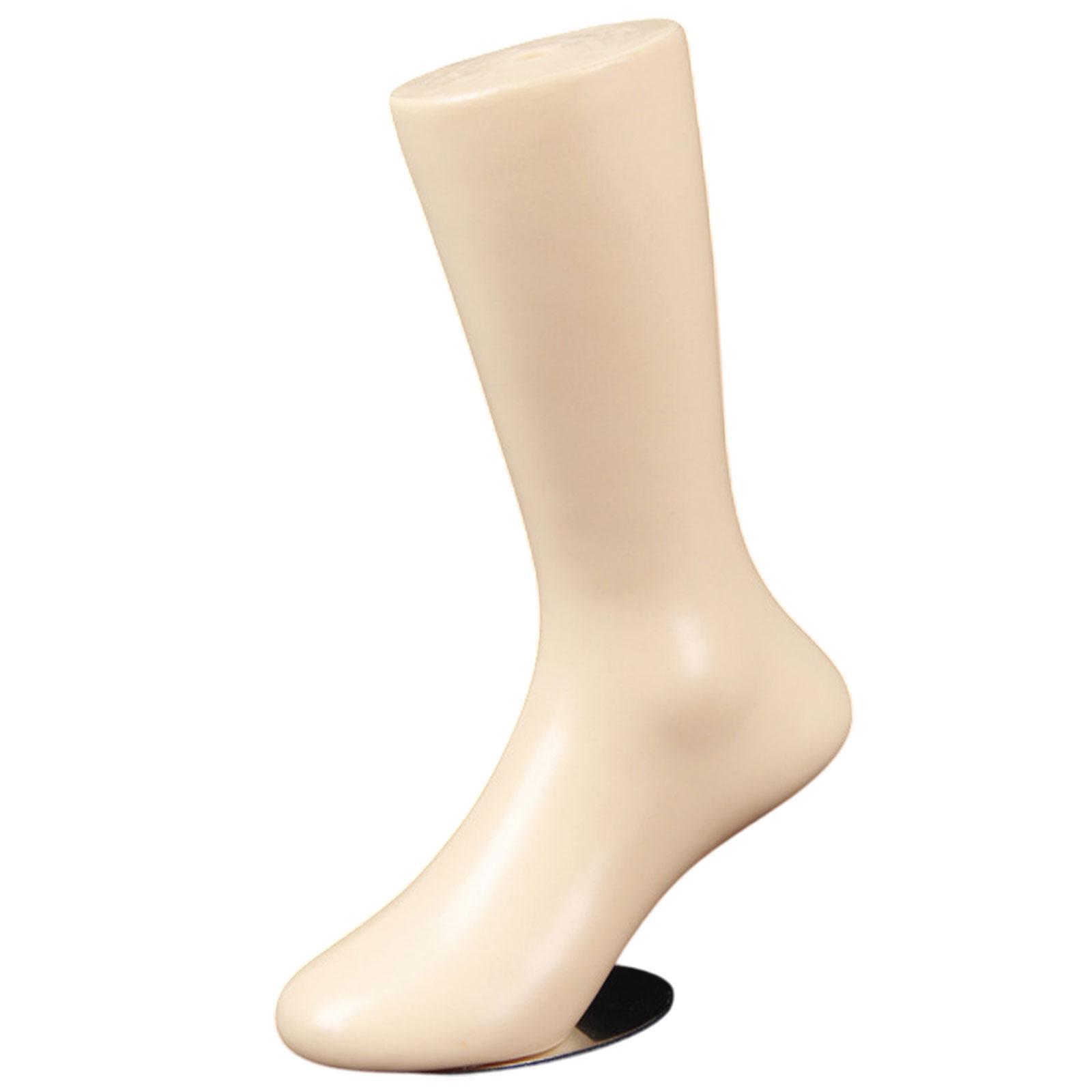 Kids Sock Mannequin Foot Display Ankle Photography Showcase Human Foot Model White H 21CM