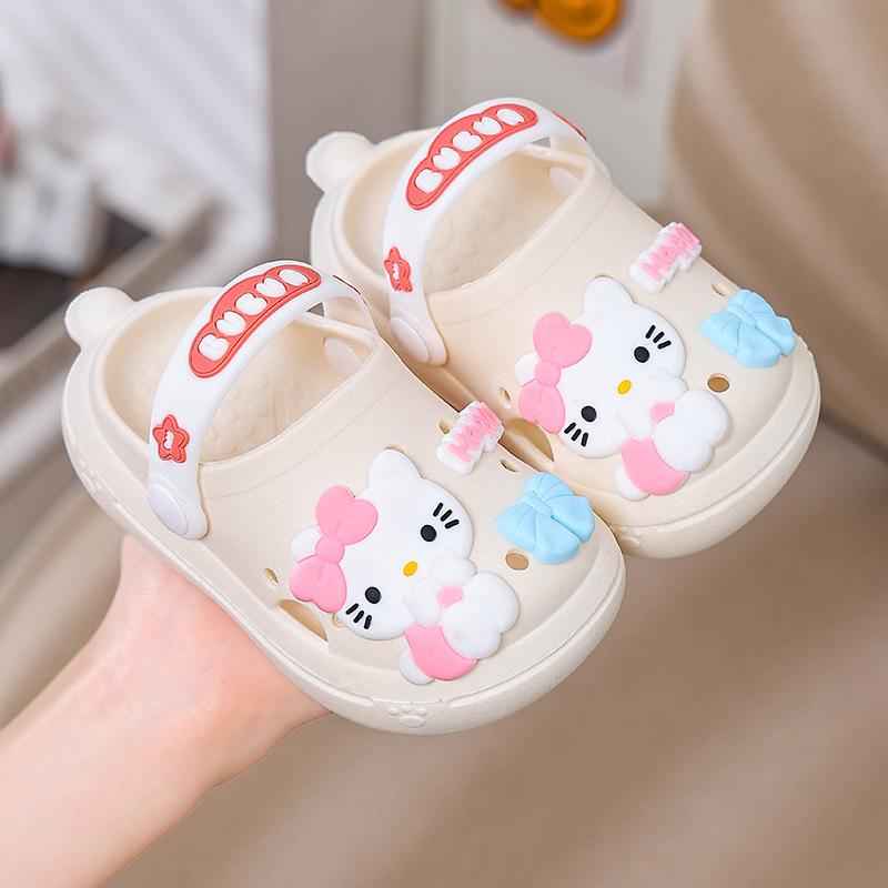 2026 Non-slip Toddler Bath Slippers for Girls - Summer Clog Shoes for Kids