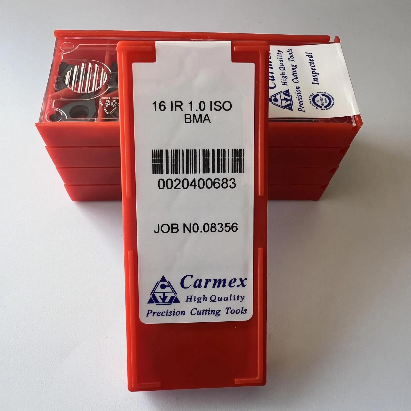 

Original / 16IR1.0ISO BMA / Industrial indexable Carbide Inserts 10 Pcs