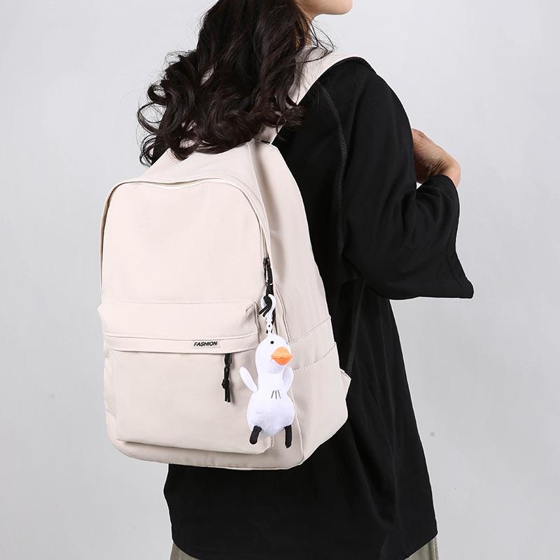 Sac à dos de voyage unisexe simple de grande capacité - Polyvalent pour les étudiants