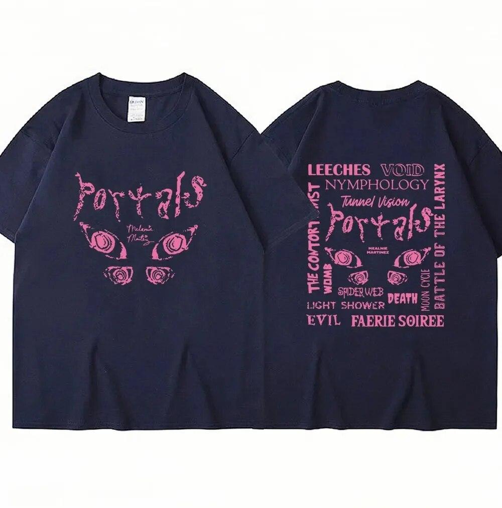 Melanie Martinez Portals Tour 2023 T Shirt Unisex Women Fashion Aesthetic Harajuku Hip Hop T-Shirt Oversized 100% Cotton Streetwear Unisex