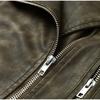 Spring Autumn Women Faux Pu Leather Short Jacket with Belt Motorcycle Biker Female Zipper Lapel Loose Coat Outwear