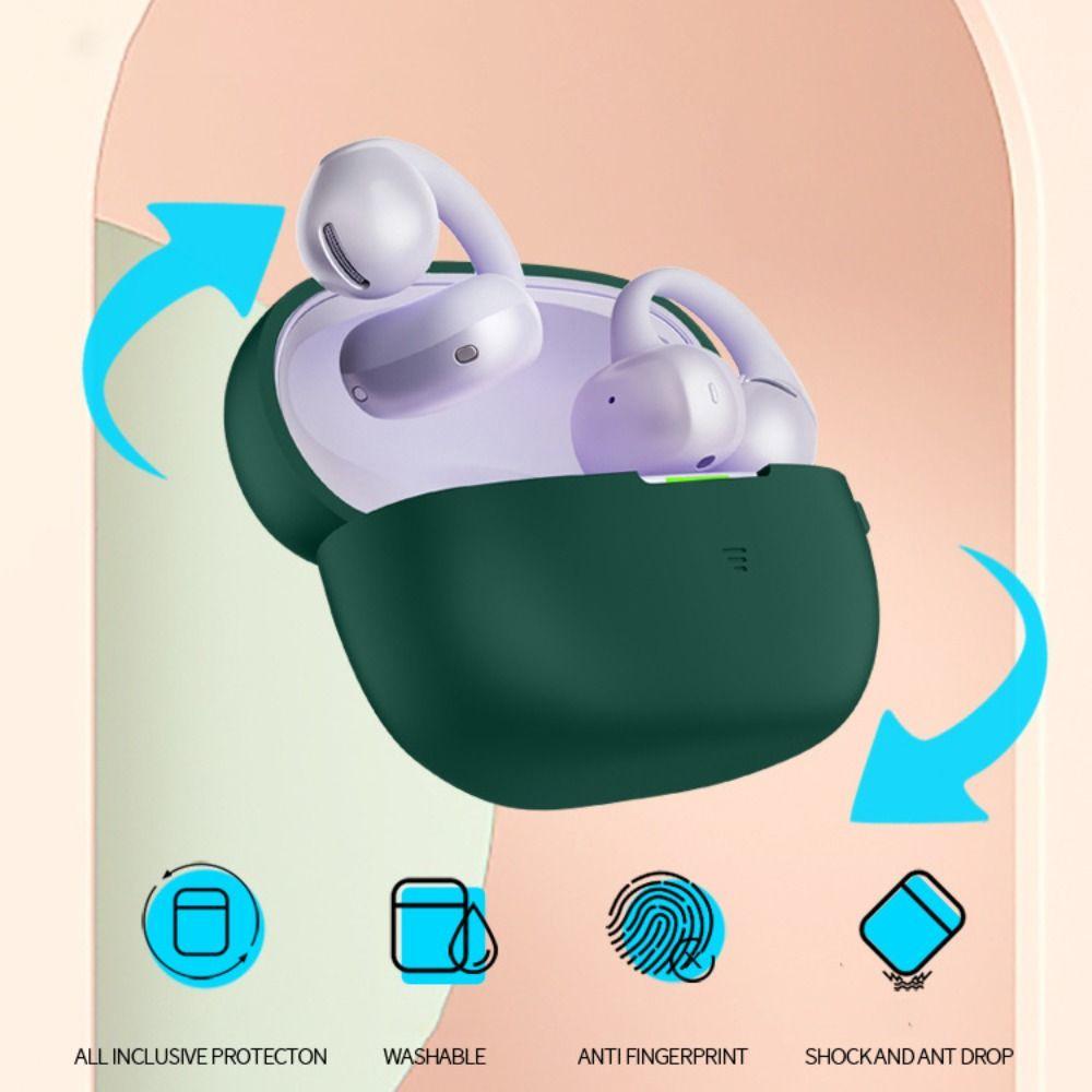Silicone Earphone Case Dustproof Earbuds Accessories Charging Box Sleeve for SHOKZ OpenDots Air