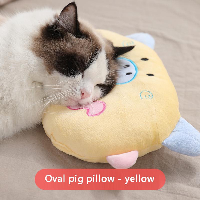 For Cute Pet Pillow Bed For Lovely Shape Plush Large Dog Pillow Mat High Elastic Cat Sleeping Pillows