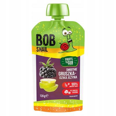 Bob Snail Pear and Blackberry Mousse 120g Smoothie
