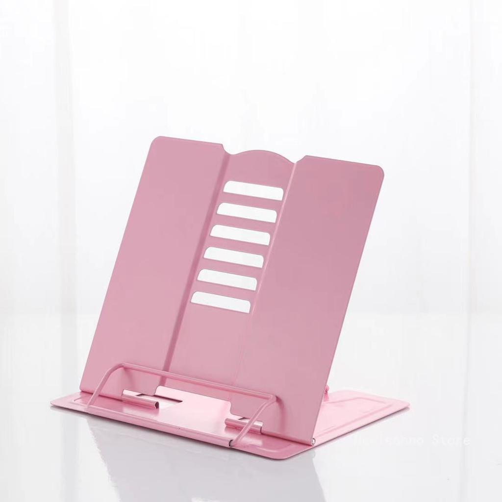 Metal Adjustable Portable Reading Book Holder Support Document Shelf Bookstand Tablet Music Score Recipe Stand