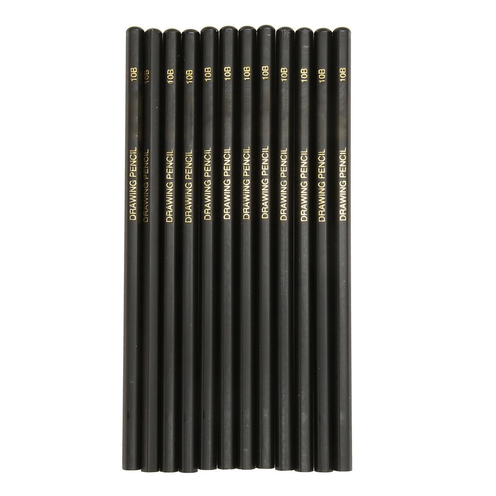 24 ks Skicovací tužky Grafitové Šestihranné tělo Odolné proti zlomení Víceúčelové Kreslicí tužky pro studenty Začátečníky