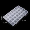 Transparent Storage Container Jewelry Box Clear Plastic Organizer Box Empty Earring Storage Organizer Display Case for Beads KTY