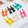 Pinkdudu Fashion 6 Color Slender Tassel Petal Drop Earrings Creative Light Luxurious Flower Earring for Women Jewelry PD1548