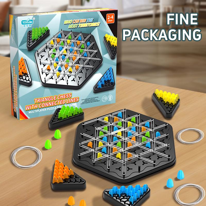 Цепочка Triggle шахматная игра Triggle Rubber Band Game игрушка для детей интерактивная настольная игра Battle Set для семейного праздника подарок