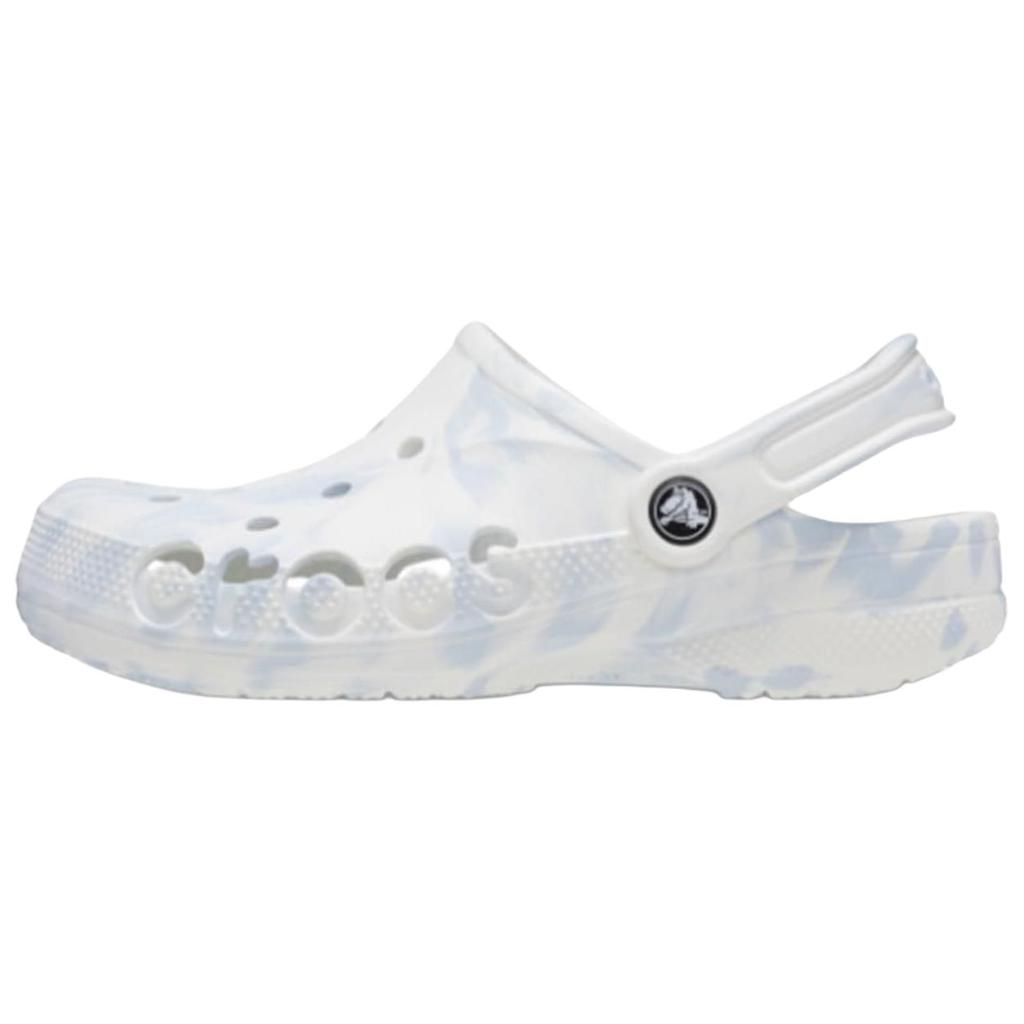 Crocs Baya Croslite Resin Fashion Trend Hole Shoes Unisex White