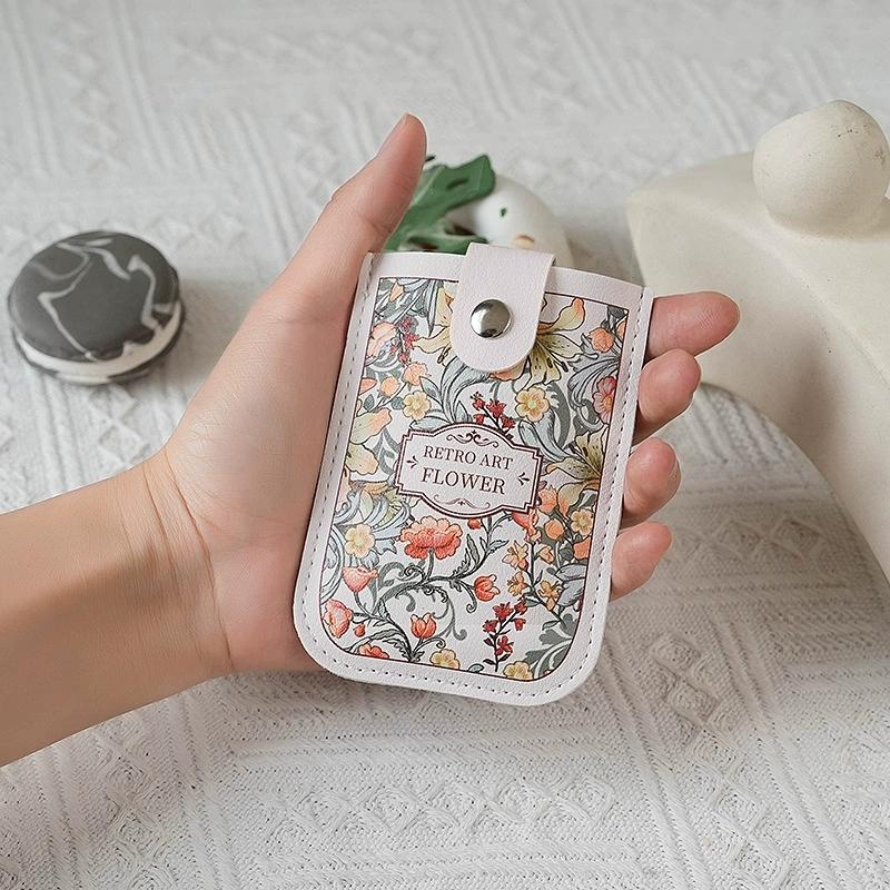 

Портативный очаровательный выдвижной держатель для карт с несколькими отделениями для карт - Органайзер для ID-карты, банковской карты, проездного билета для женщин