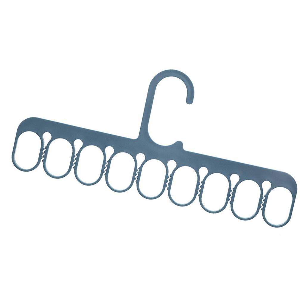 9 Holes Clothes Hanger Closet Wardrobe Organizer Multifunctional Hanging Rack for Scarf Socks Pants