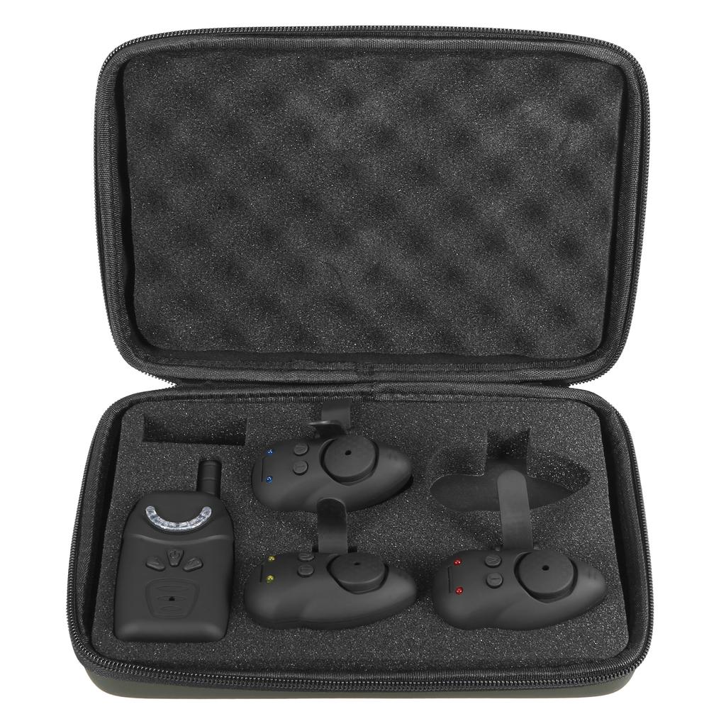 Fishing Lure Alarm Kit With Portable Box Luminous Fishing Lure Indicator Digital Fishing Alarm Kit