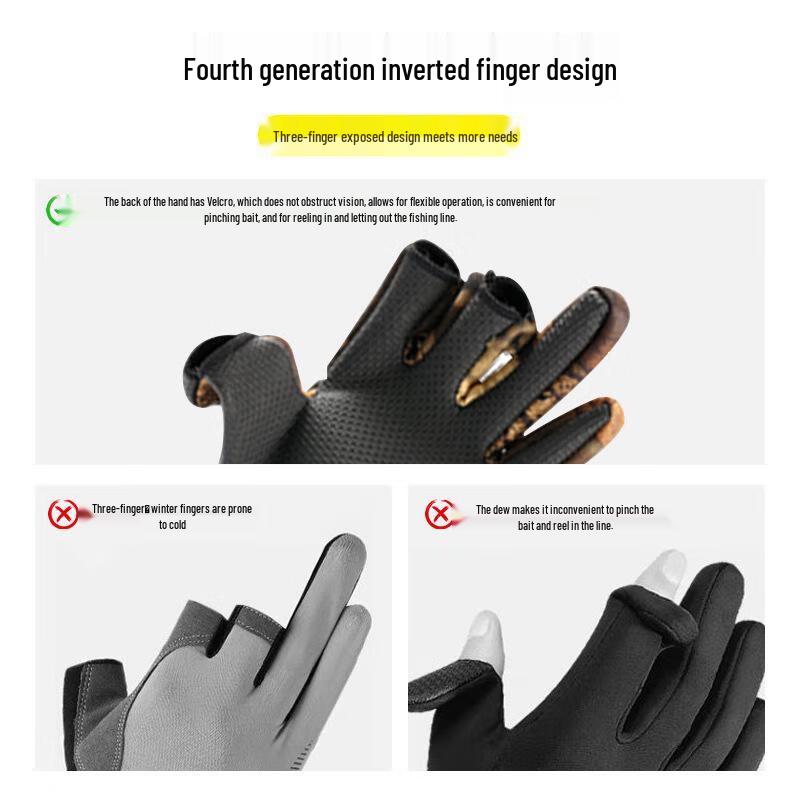 Outdoor Non-slip Fishing & Cycling Gloves