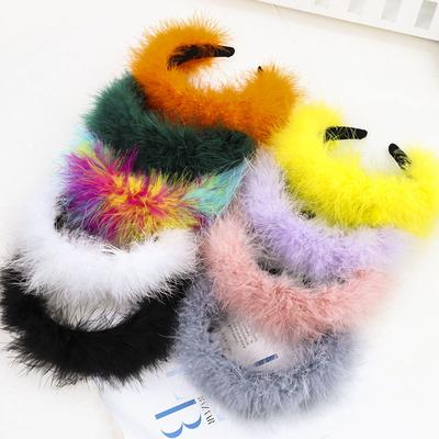 Fluffy Headband Hair Ornaments Hair Tie Fashion Headdress Hair Accessories Hair Bands