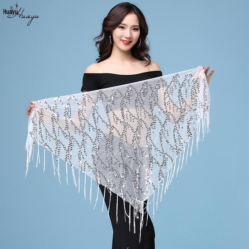 Belly Dance Sequin Tassel Waist & Hip Scarf Costume Belt