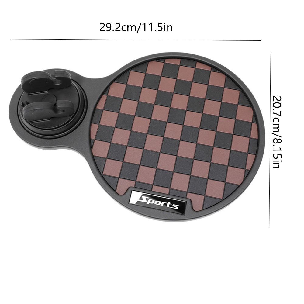 with Phone Holder Car Dashboard Pad Parking Phone Number Plate  for Car Center Console