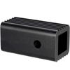 Efficientt-2" To 1-1/4" Trailer Hitch Adapter, 2 Inch To 1.25 Inch Receiver Sleeve Converter For Bike Racks And Cargo Carriers