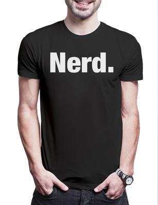 Nerd Mens T-Shirt Freak Geek Gamer TBBT Slogan Saying Theme Fun Fun Comedy