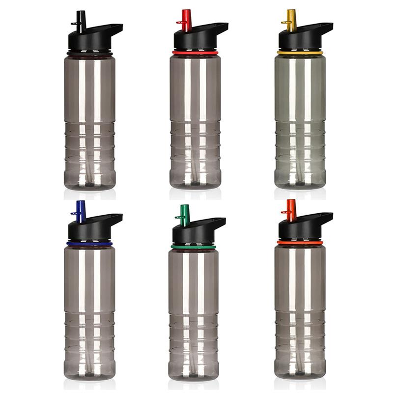 Sports Straw 800ml Water Bottle Leakproof Bpa Free Large Outdoor Fitness Bicycle