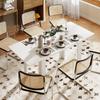 Extendable Dining Table, 140/180 X 80 Cm Kitchen Table for 6-8 People, for Kitchen, Dining Room, White