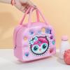 Bolsa para Fiambrera de Mano Bolsa Aislada para Fiambrera para Mujeres Niños Transporte de Comida Bolsa Bento de Dibujos Animados Linda Bolsas Tote