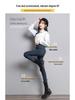 High-Waisted Skinny Jeans with Plus Velvet for Women - Slimming Elastic Push-up Butt Lifting Pencil Pants for Autumn/Winter