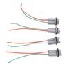 4Pcs Bulb Socket Wiring Harness Socket Connector for Wedge Base 901 902 904 906 908 909 912 914 915 916 917 918 920 921