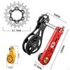 Upgrade-Set für Singlespeed-Fahrräder mit Kettenspannern und Distanzstücken