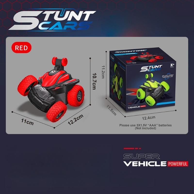 1PACK remote control tipping bucket stunt car toy, children s remote control car toy красный