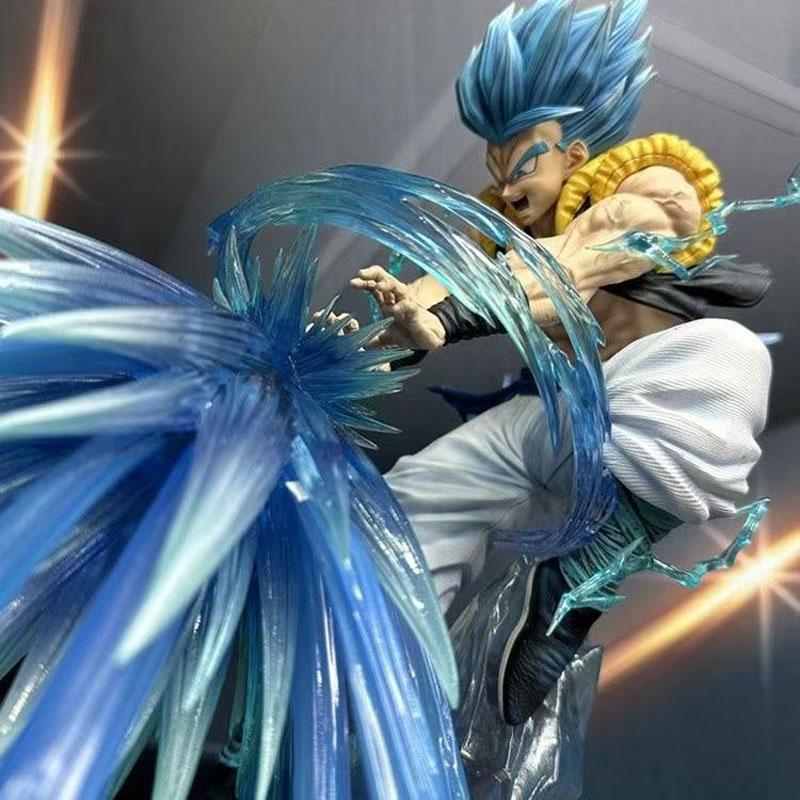Anime Figure Dragon Ball 20cm Broli Vs Gogeta Battle Figure Scene Figurine Statue Model Doll Desk Collectible Toy Christmas Gift