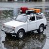 1:24 Лада Нива Позашляхова Кемпінгова Версія Вінтажна Радянська 4x4 Пригодницький Автомобіль Литий Металевий Модель Автомобіля Комп'ютерний Настільний Декоративний Елемент