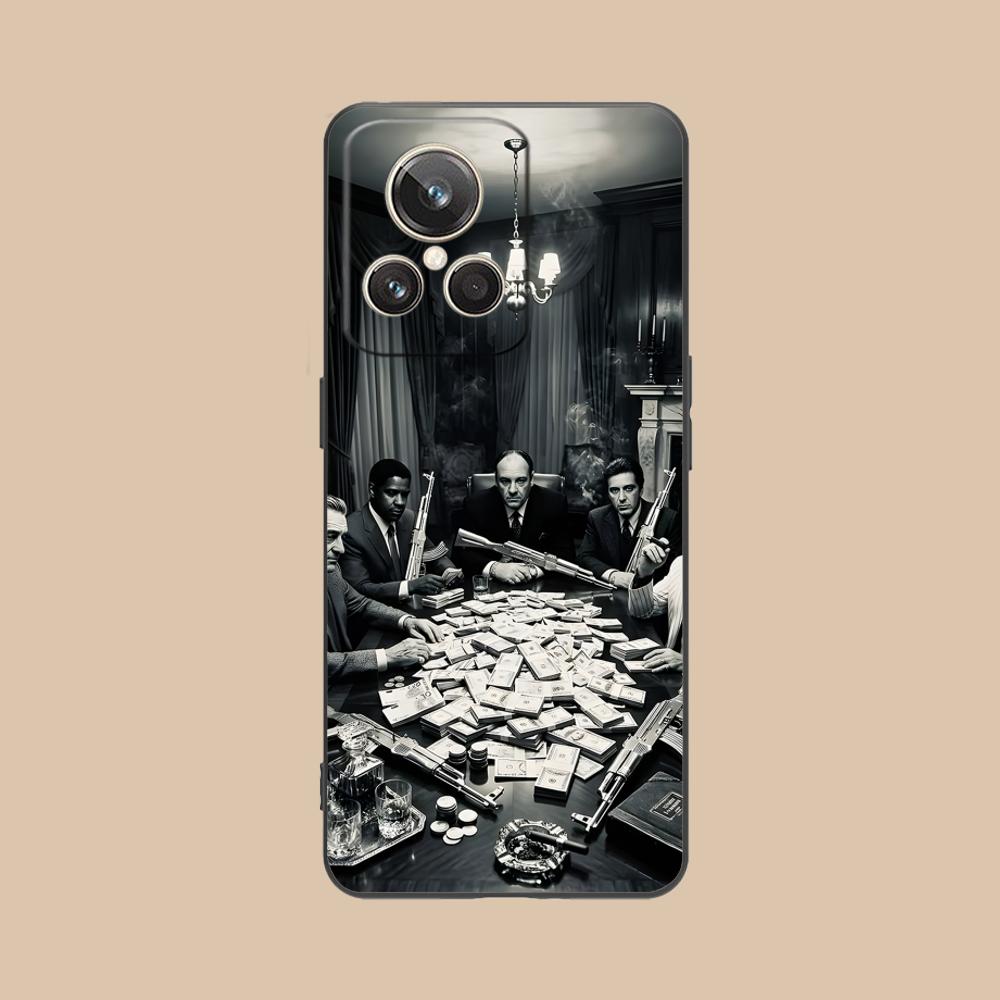 

Italian Mafia Phone Case for Realme 15 14 13 12 11 10 9 Pro Plus T i Lite 5G Soft TPU Shockproof Cover realme 9i 5G