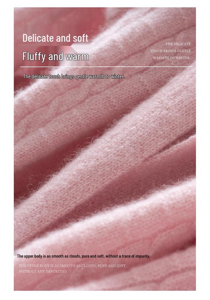 100% Pure Cashmere Women's Scarf - Fashionable, Warm, Comfortable, Solid Color Knit for Autumn/Winter