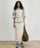 Christine Project Stud Suede Bulky Bag(Matcha)